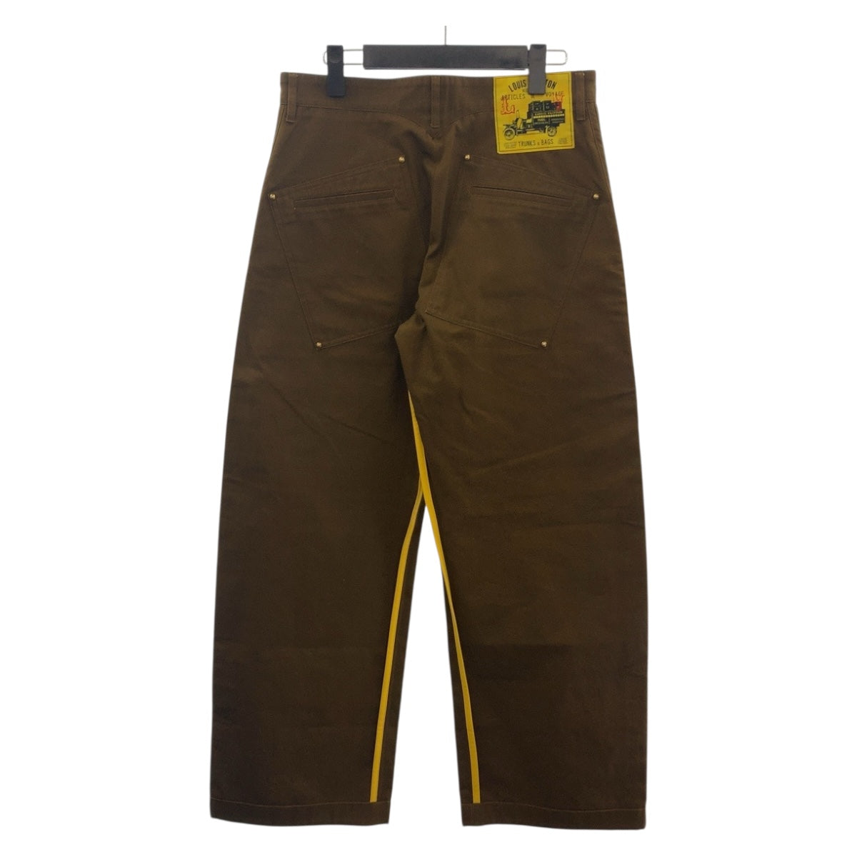 20095
LOUIS VUITTON ルイヴィトン サイズ46 ブラウン コットン パンツ チノパン ミリタリーパンツ カーゴパンツ メンズ A128