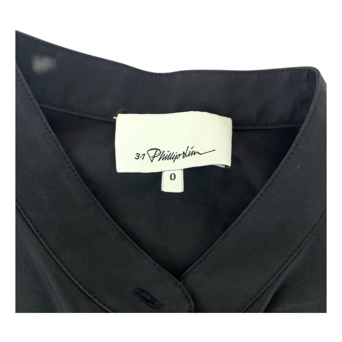 20097
3.1 Phillip Lim Size 0 Black Cotton Dress Pleated Hem Dress Ladies A16