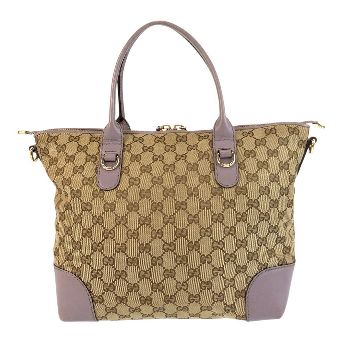 20112
GUCCI グッチ バンブー ハート ベージュ パープル ゴールド金具 GGキャンバス / レザー 269957 トートバッグ ショルダーバッグ 2way レディース AB38