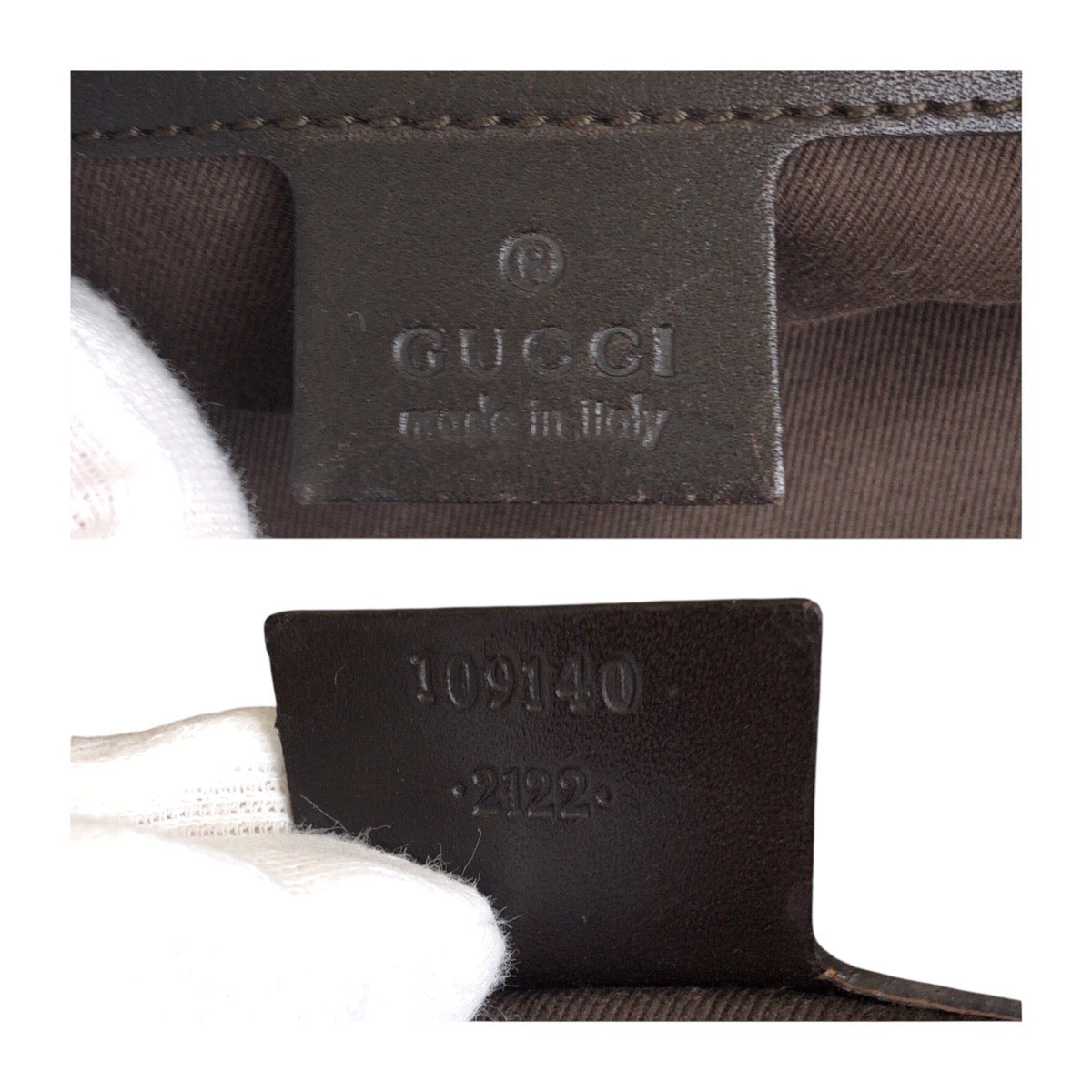 20114
GUCCI グッチ ベージュ ブラウン ゴールド金具 GGキャンバス / レザー 109140 トートバッグ ショルダーバッグ レディース ABP38