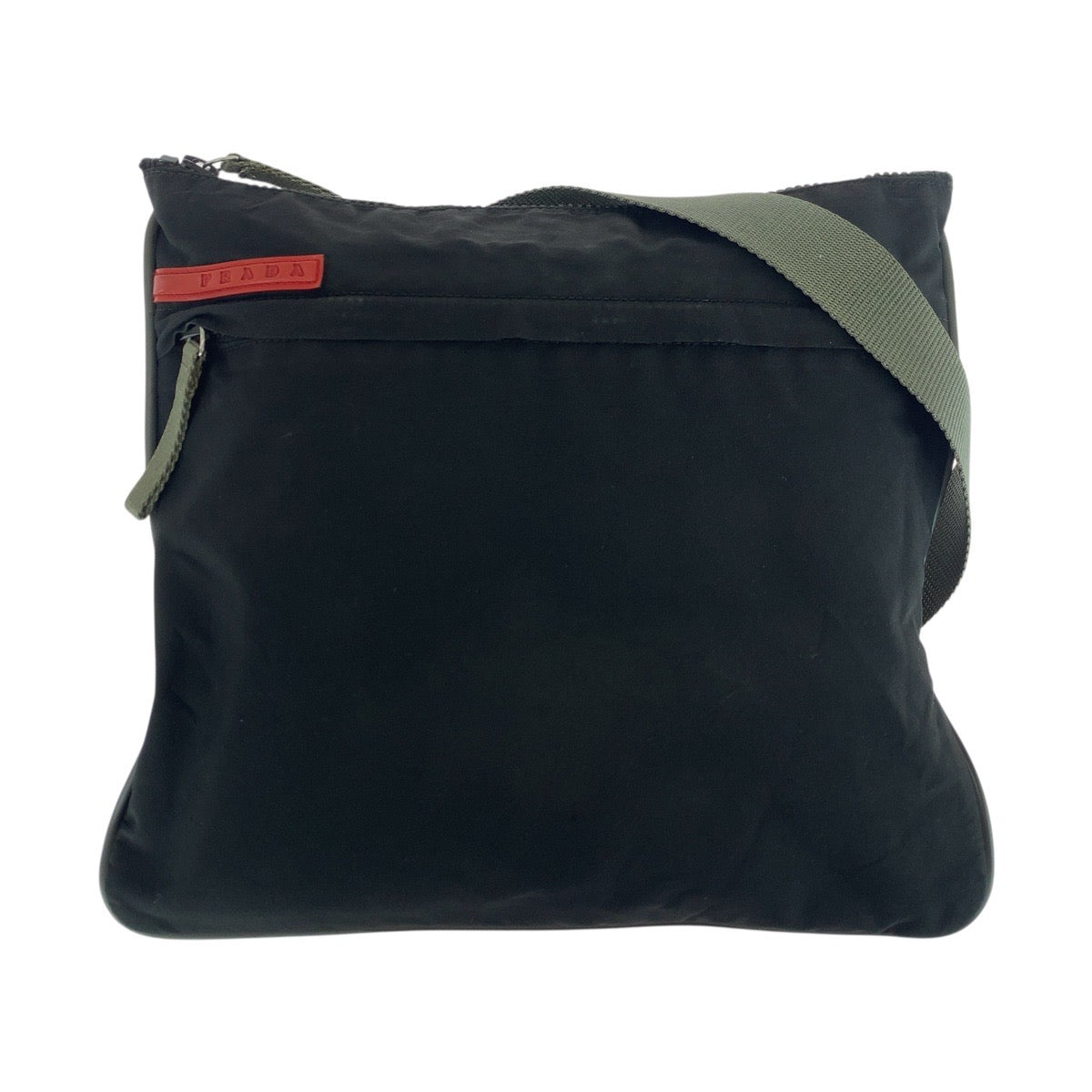 20118
PRADA SPORTS プラダスポーツ ブラック 黒 シルバー金具 ナイロン ショルダーバッグ ポシェット レディース ABP35