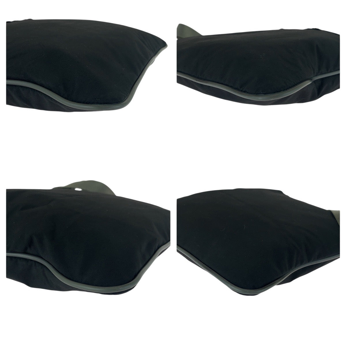 20118
PRADA SPORTS プラダスポーツ ブラック 黒 シルバー金具 ナイロン ショルダーバッグ ポシェット レディース ABP35