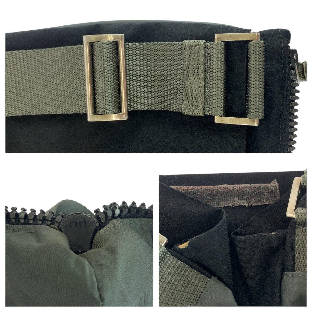 20118
PRADA SPORTS プラダスポーツ ブラック 黒 シルバー金具 ナイロン ショルダーバッグ ポシェット レディース ABP35