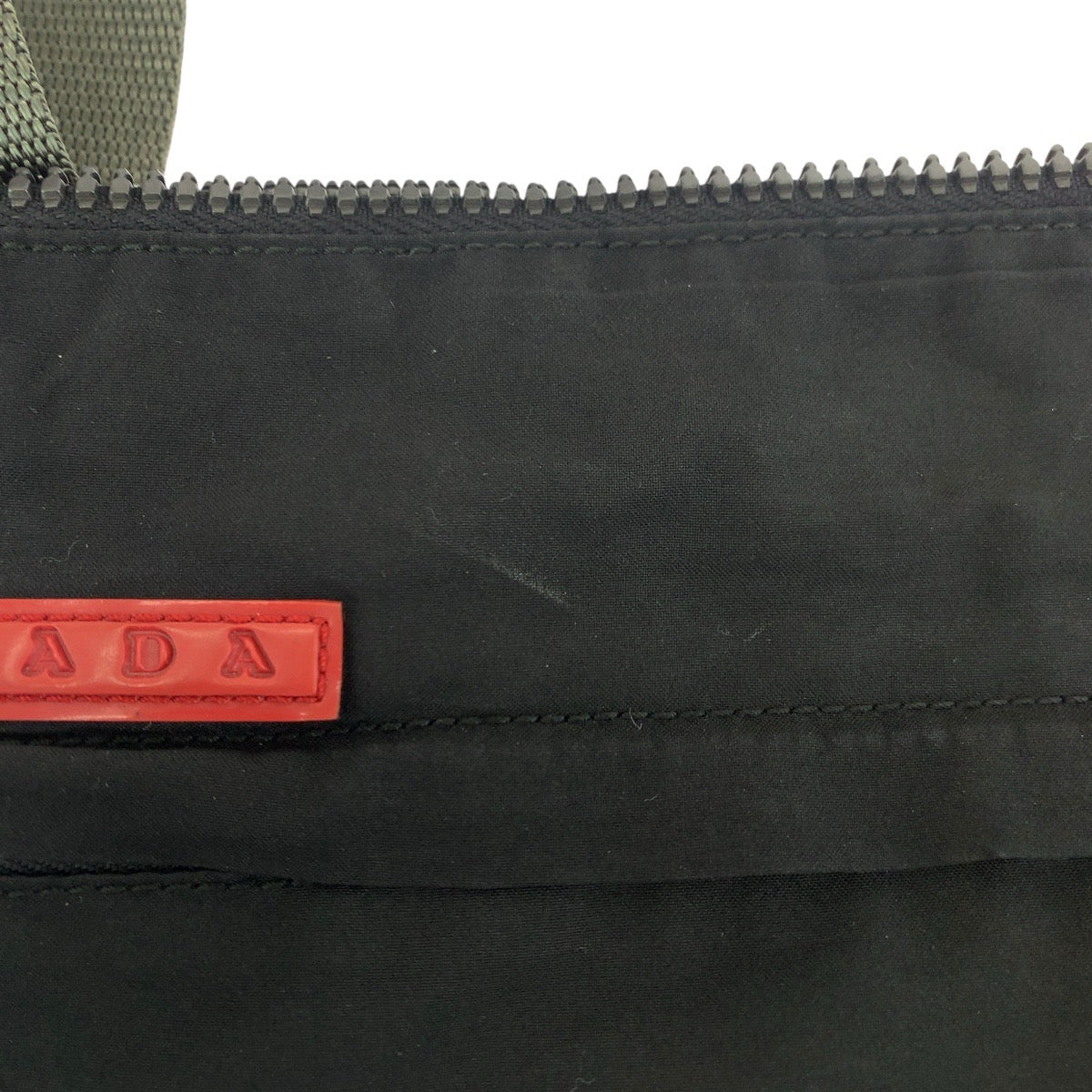 20118
PRADA SPORTS プラダスポーツ ブラック 黒 シルバー金具 ナイロン ショルダーバッグ ポシェット レディース ABP35
