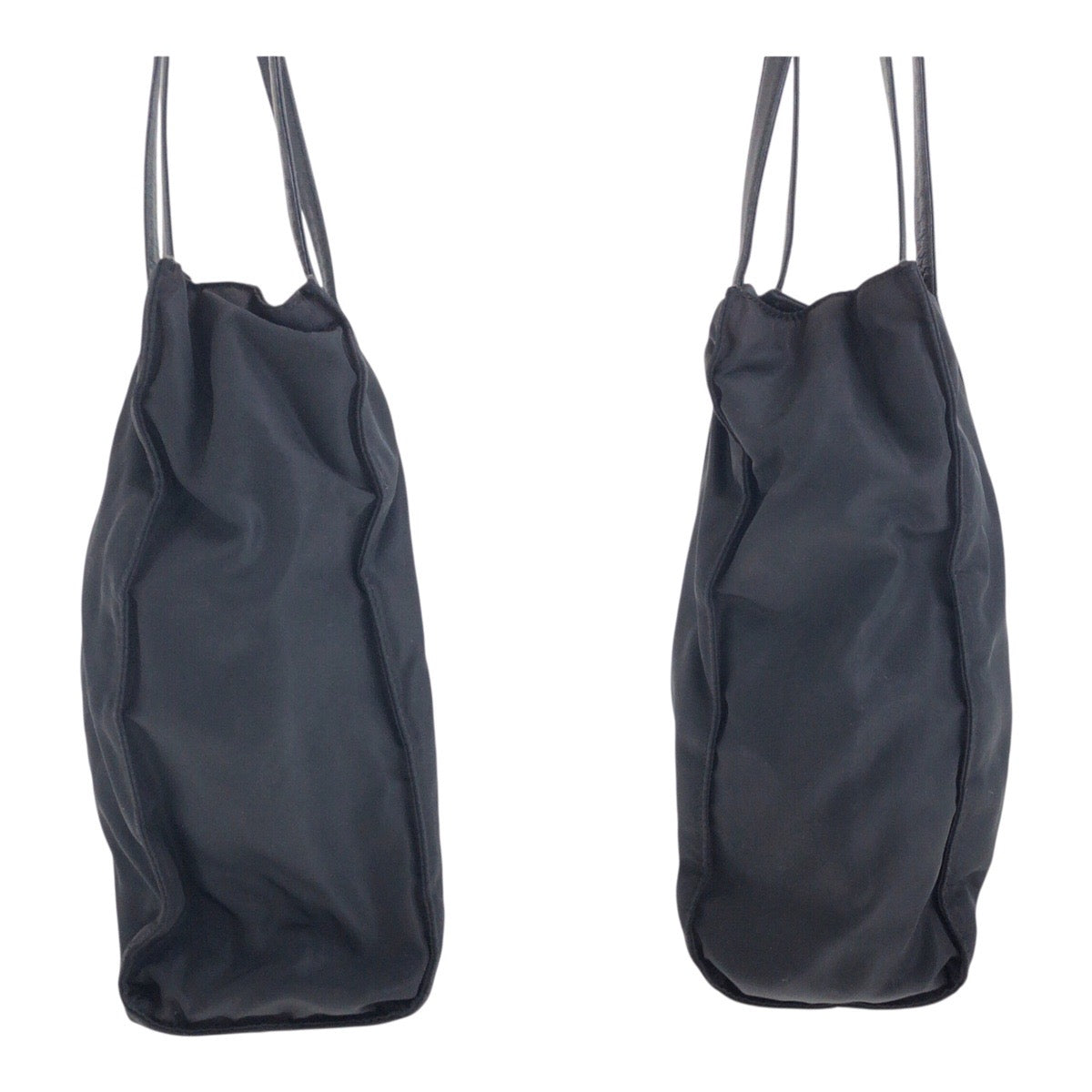 20119
PRADA プラダ テスート 三角ロゴプレート ブラック 黒 シルバー金具 ナイロン トートバッグ ショルダーバッグ レディース AB28