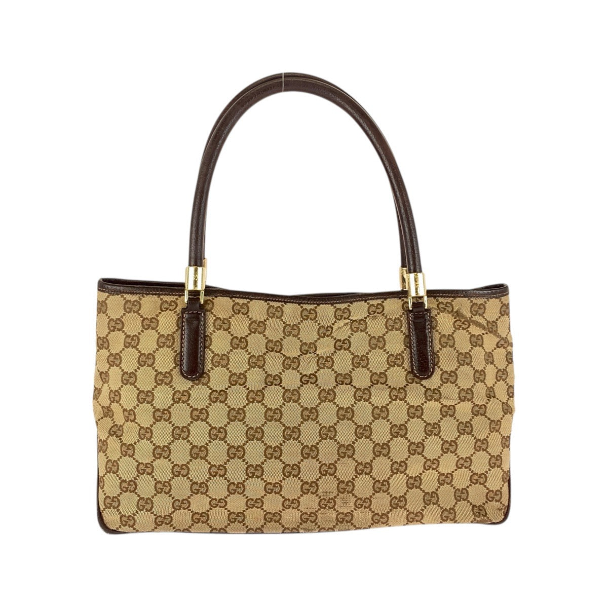 20128
GUCCI グッチ シェリーライン ベージュ アイボリー ブラウン GGキャンバス / レザー 161717 トートバッグ ショルダーバッグ レディース AB24