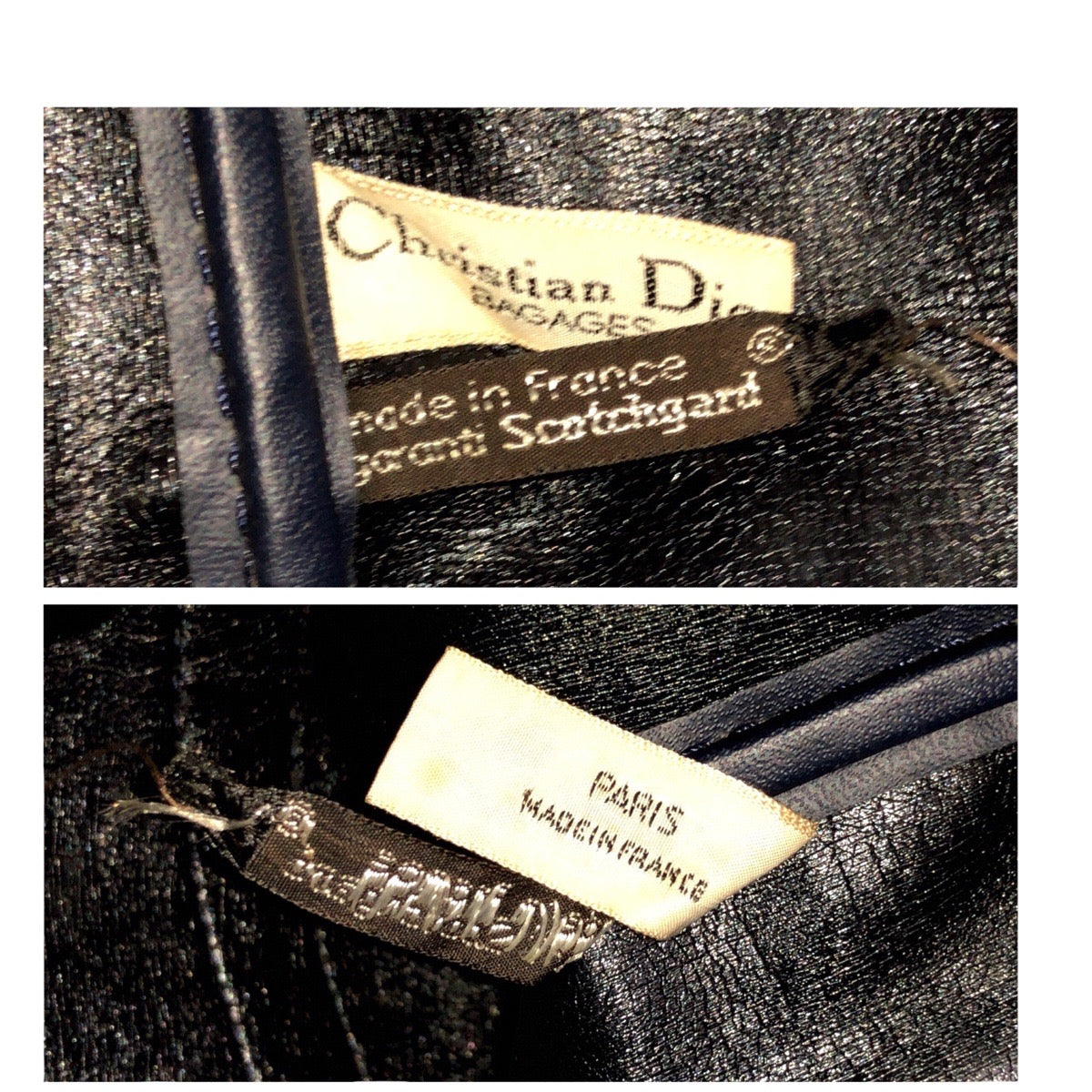 20131
Dior ディオール ヴィンテージ トロッター ネイビー ベージュ シルバー金具 キャンバス / レザー ハンドバッグ ボストンバッグ レディース AB36