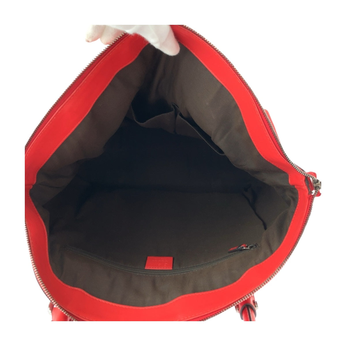 20142
GUCCI グッチ グッチシマ レッド シルバー金具 レザー 339551 ハンドバッグ ショルダーバッグ レディース ABP51