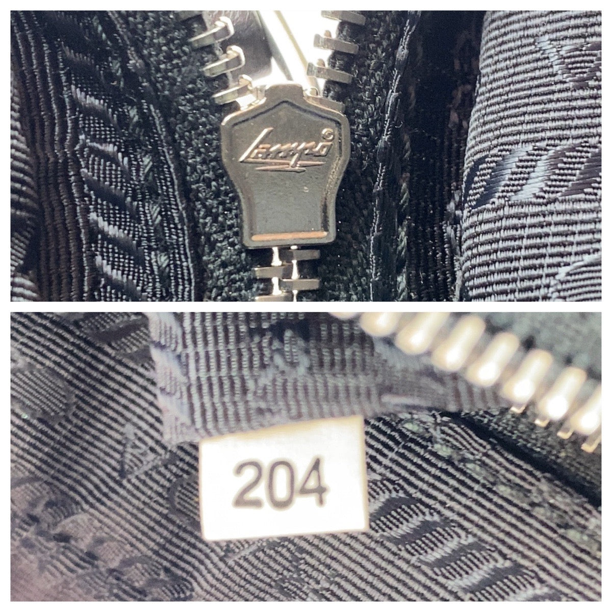 20152
PRADA プラダ ブラック 黒 シルバー金具 キャンバス / レザー クラッチバッグ ポーチ 男女兼用 メンズ A30