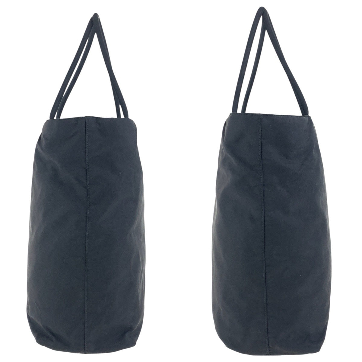 20160
PRADA プラダ テスート 三角ロゴプレート ブラック 黒 シルバー金具 ナイロン トートバッグ ショルダーバッグ レディース A42