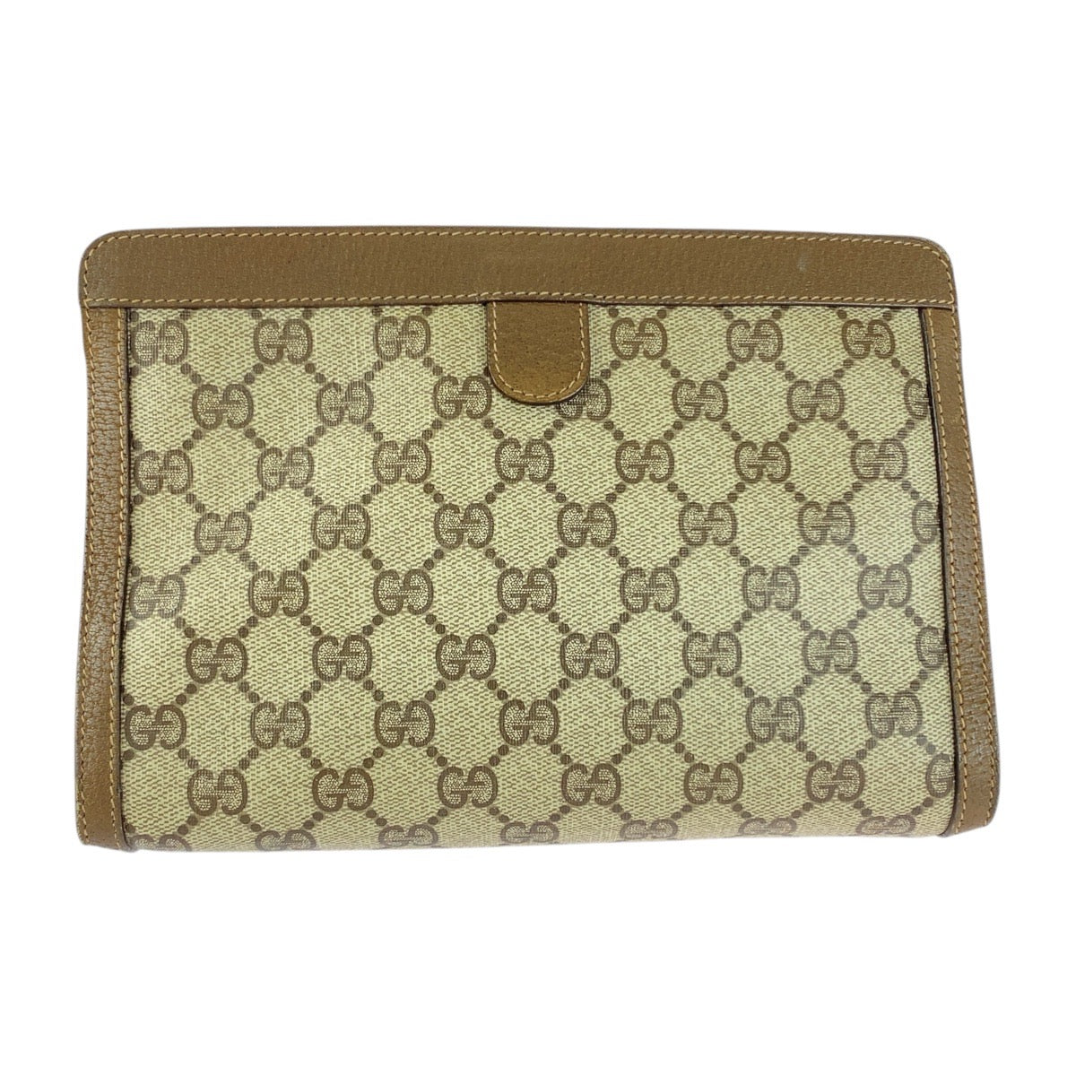 20172
GUCCI グッチ ヴィンテージ オールドグッチ シェリーライン ブラウン ベージュ ゴールド金具 GGスプリームキャンバス / レザー 89 01 032 クラッチバッグ セカンドバッグ メンズ AB21