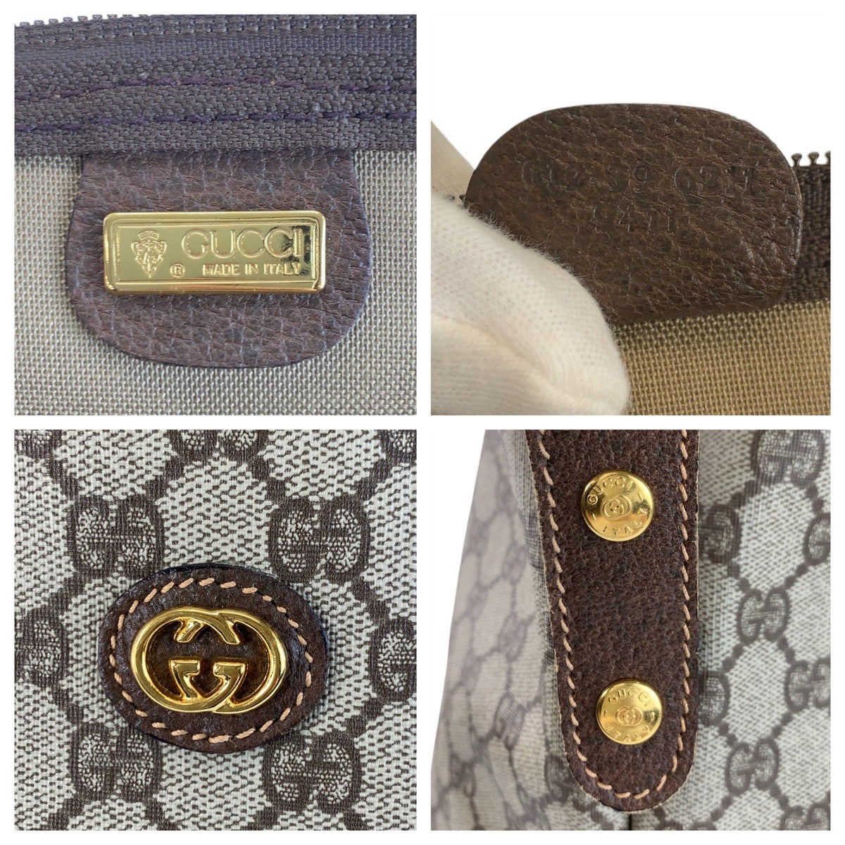 20181
GUCCI グッチ ヴィンテージ シェリーライン オールドグッチ ベージュ ブラウン ゴールド金具 GGスプリームキャンバス / レザー 012 39 6211 ボストンバッグ ボストンバッグ メンズ ABP44