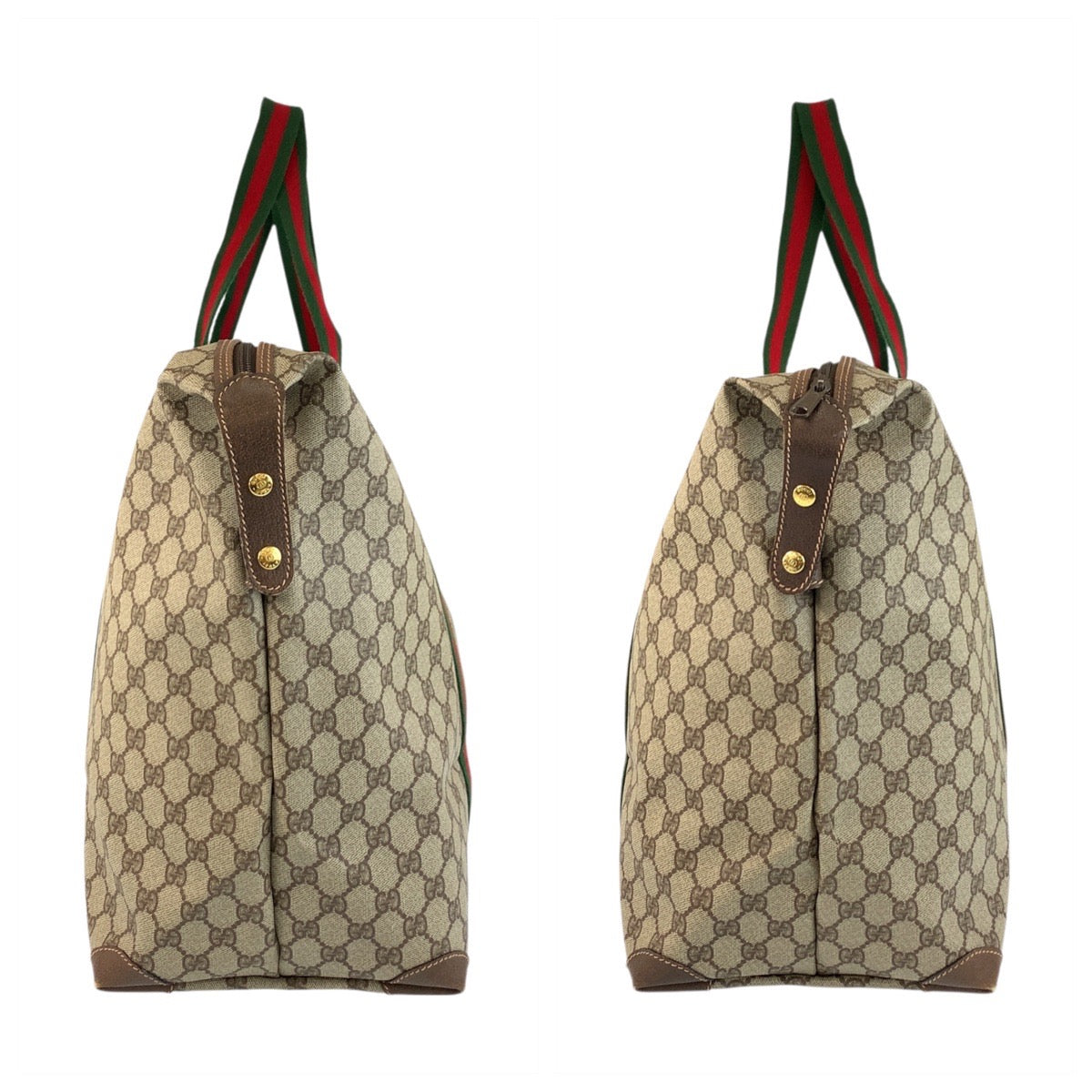 20181
GUCCI グッチ ヴィンテージ シェリーライン オールドグッチ ベージュ ブラウン ゴールド金具 GGスプリームキャンバス / レザー 012 39 6211 ボストンバッグ ボストンバッグ メンズ ABP44