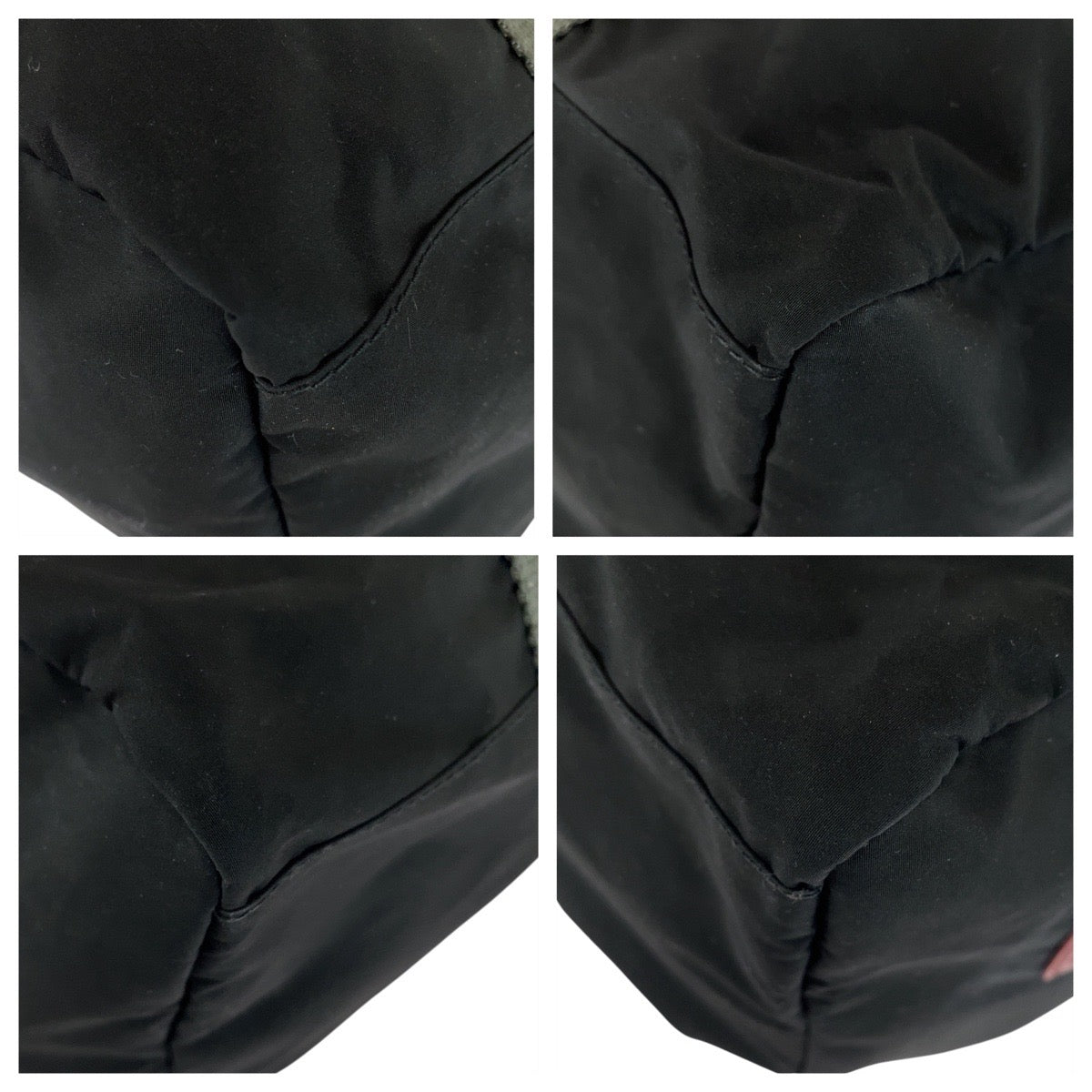 20184
PRADA SPORTS プラダスポーツ テスート ブラック 黒 シルバー金具 ナイロン ハンドバッグ ボストンバッグ 男女兼用 レディース AB25