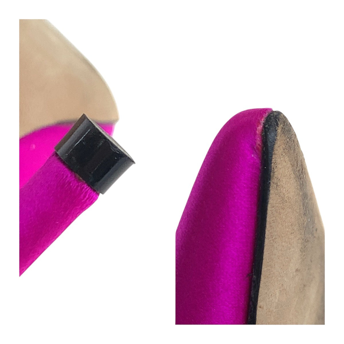 20188
JIMMY CHOO ジミーチュウ パール サイズ35 1/2 ピンク ホワイト サテン パンプス ハイヒール レディース ABP9