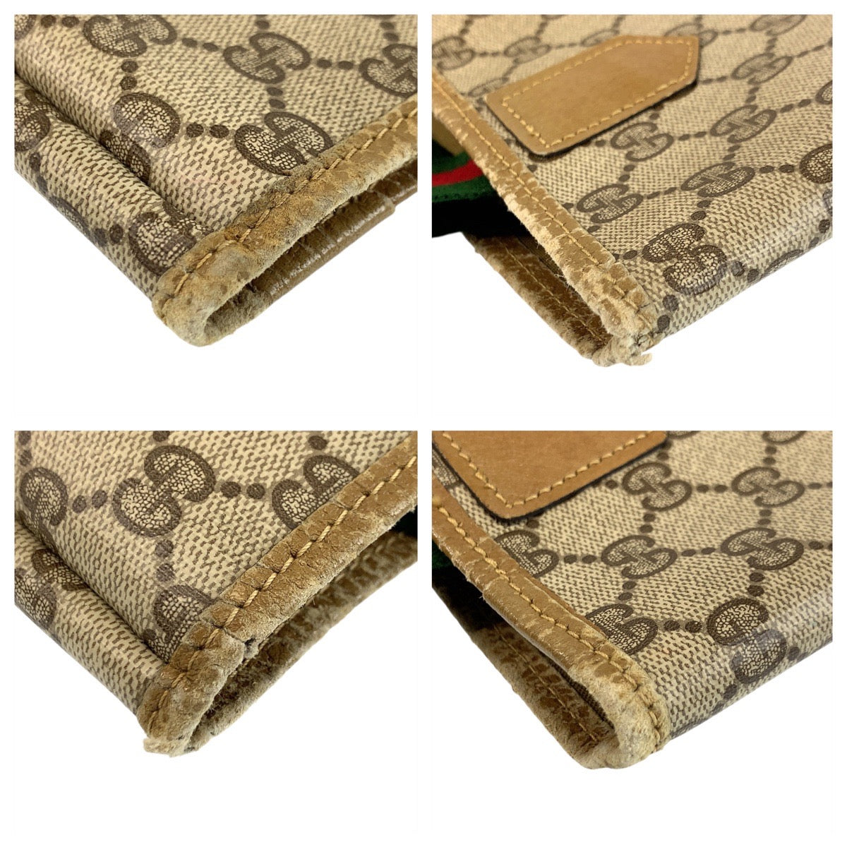20189
GUCCI グッチ ヴィンテージ シェリーライン ベージュ GGスプリームキャンバス / レザー トートバッグ ショルダーバッグ レディース AB16