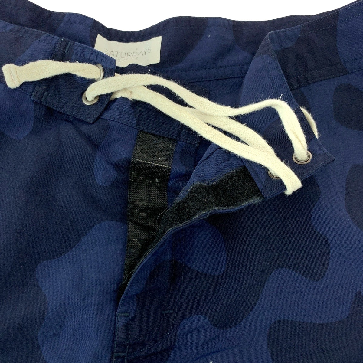 20193
Saturdays NYC Saturdays Surf NYC Camouflage Size 30 Navy White Nylon Half Shorts Swimwear Swim Trunks Surf Shorts Amphibious Men's AB9