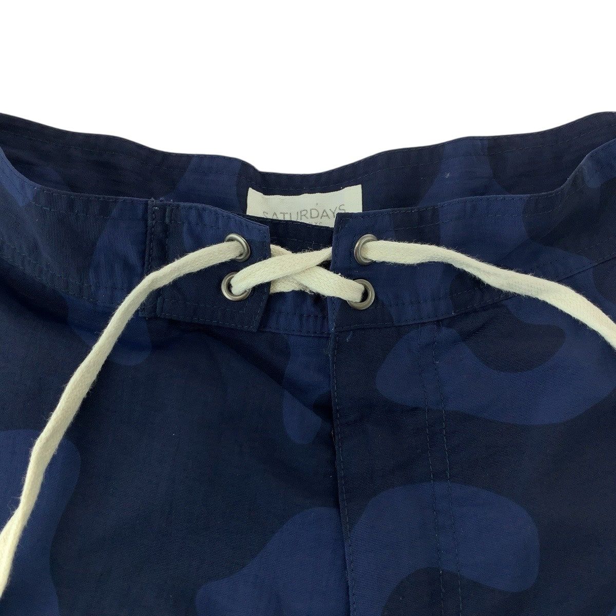 20193
Saturdays NYC Saturdays Surf NYC Camouflage Size 30 Navy White Nylon Half Shorts Swimwear Swim Trunks Surf Shorts Amphibious Men's AB9