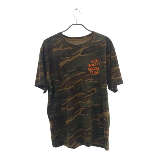 20197
ANTI SOCIAL SOCIAL CLUB アンチソーシャルソーシャルクラブ カモフラ サイズL マルチカラー コットン 半袖Tシャツ クルーネック メンズ ABP8