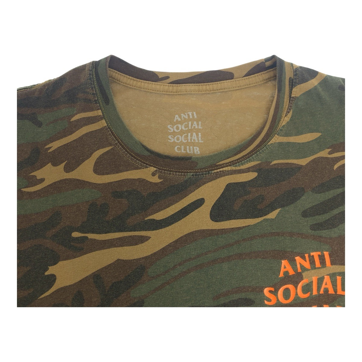 20197
ANTI SOCIAL SOCIAL CLUB アンチソーシャルソーシャルクラブ カモフラ サイズL マルチカラー コットン 半袖Tシャツ クルーネック メンズ ABP8
