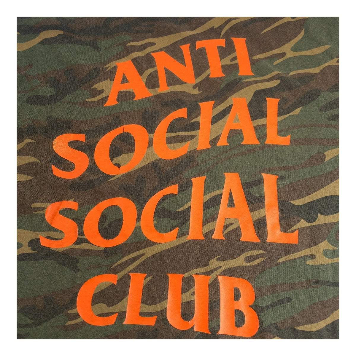 20197
ANTI SOCIAL SOCIAL CLUB アンチソーシャルソーシャルクラブ カモフラ サイズL マルチカラー コットン 半袖Tシャツ クルーネック メンズ ABP8