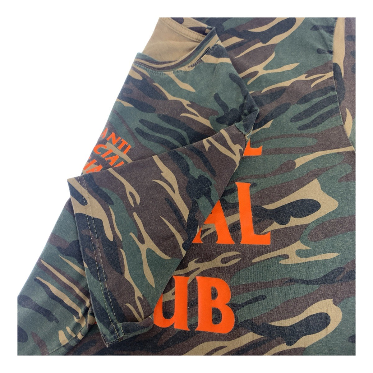 20197
ANTI SOCIAL SOCIAL CLUB アンチソーシャルソーシャルクラブ カモフラ サイズL マルチカラー コットン 半袖Tシャツ クルーネック メンズ ABP8
