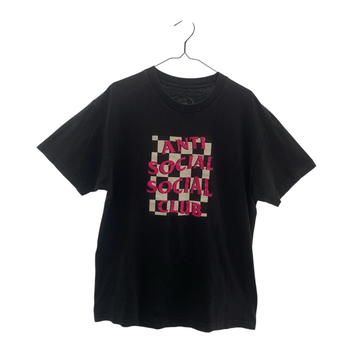 20198
ANTI SOCIAL SOCIAL CLUB アンチソーシャルソーシャルクラブ サイズL相当 ブラック 黒 マルチカラー コットン Tシャツ 半袖シャツ 男女兼用 メンズ AB8