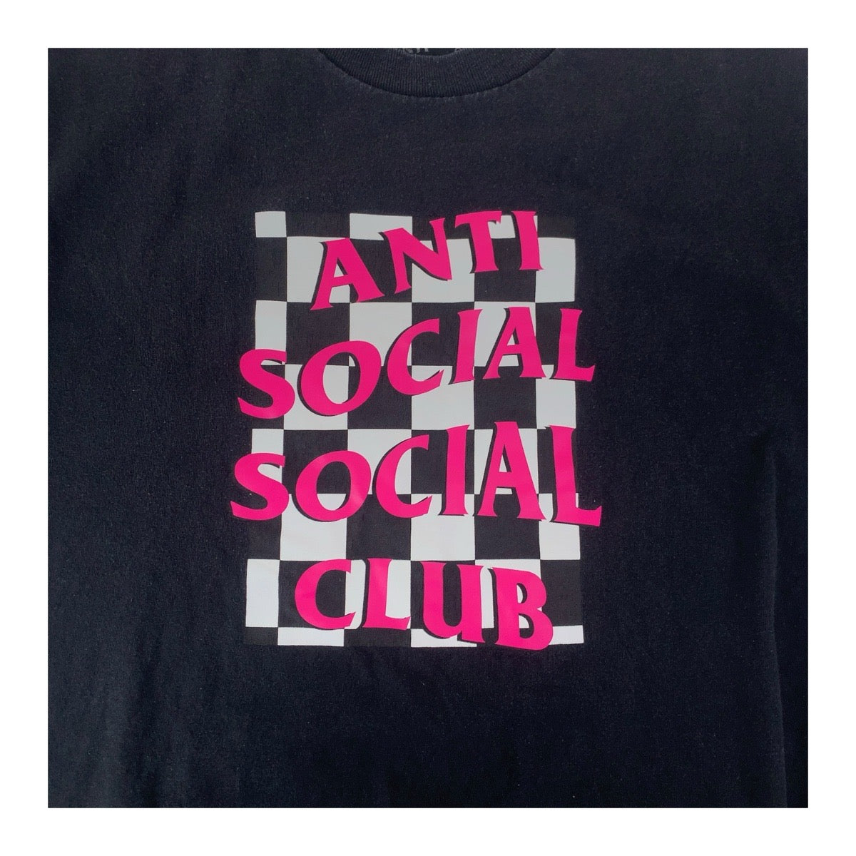 20198
ANTI SOCIAL SOCIAL CLUB アンチソーシャルソーシャルクラブ サイズL相当 ブラック 黒 マルチカラー コットン Tシャツ 半袖シャツ 男女兼用 メンズ AB8