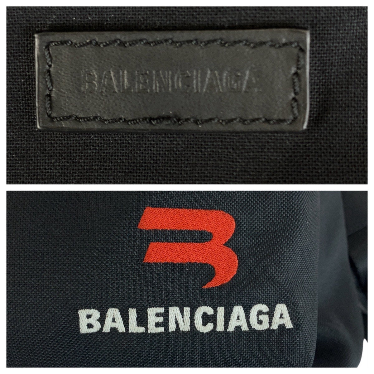 20201
BALENCIAGA バレンシアガ ブラック 黒 シルバー金具 ナイロン リュック バックパック メンズ ABP