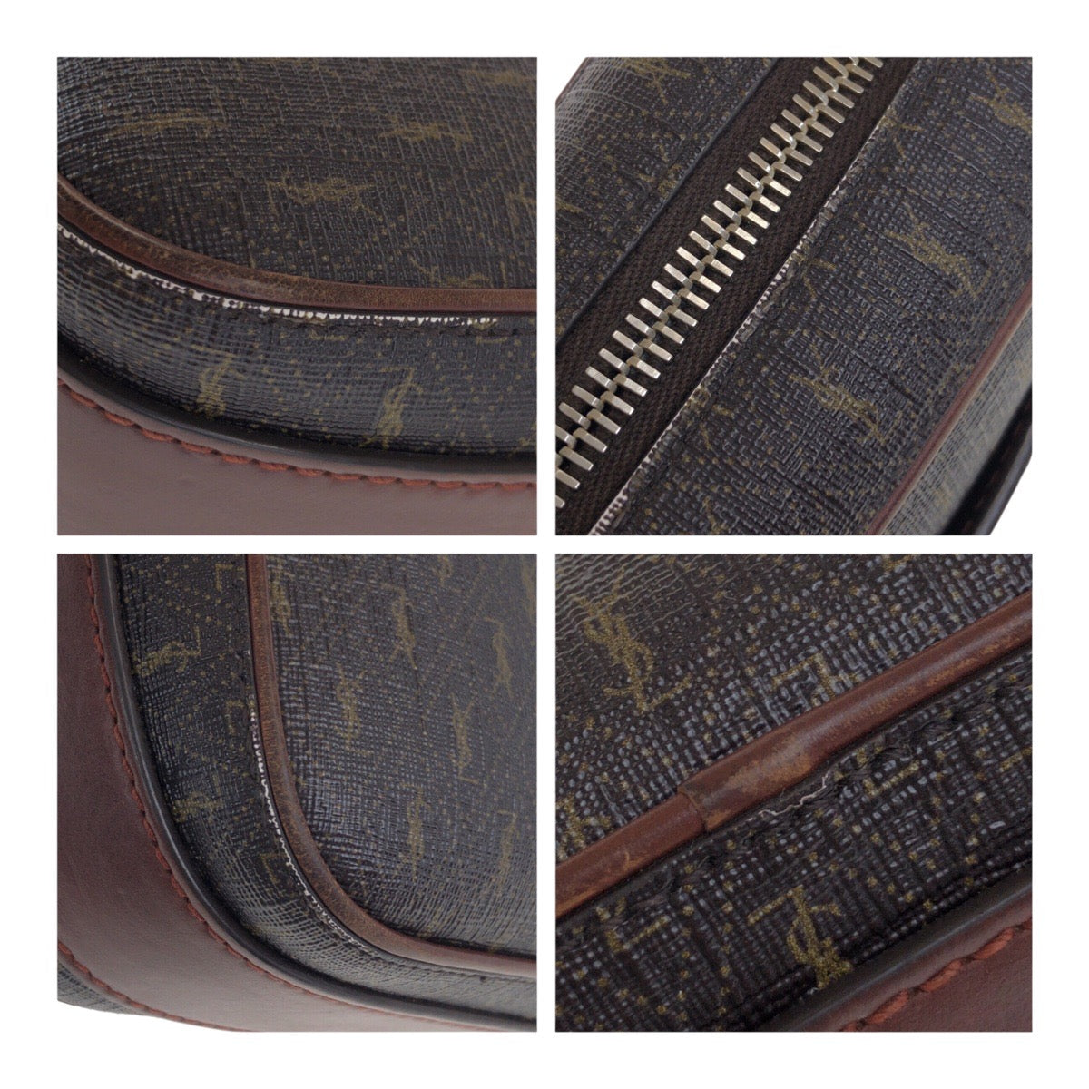20209
SAINT LAURENT PARIS Saint Laurent Paris Le Monogram YSL Brown Gold Hardware Leather 669957 Shoulder Bag Crossbody Bag Ladies AB64