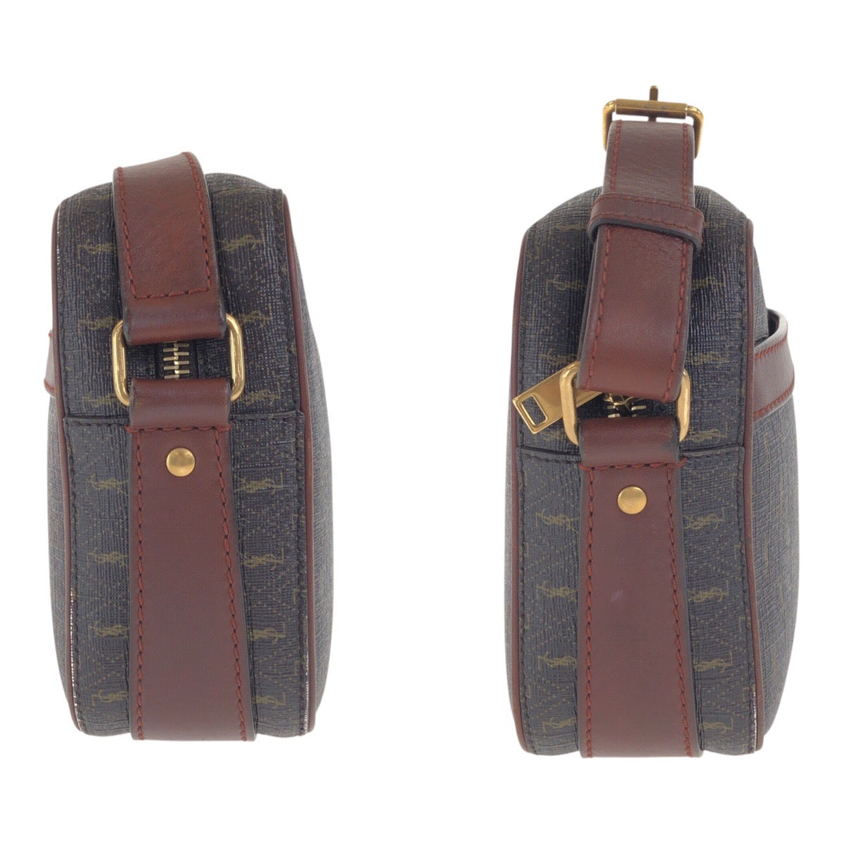 20209
SAINT LAURENT PARIS Saint Laurent Paris Le Monogram YSL Brown Gold Hardware Leather 669957 Shoulder Bag Crossbody Bag Ladies AB64