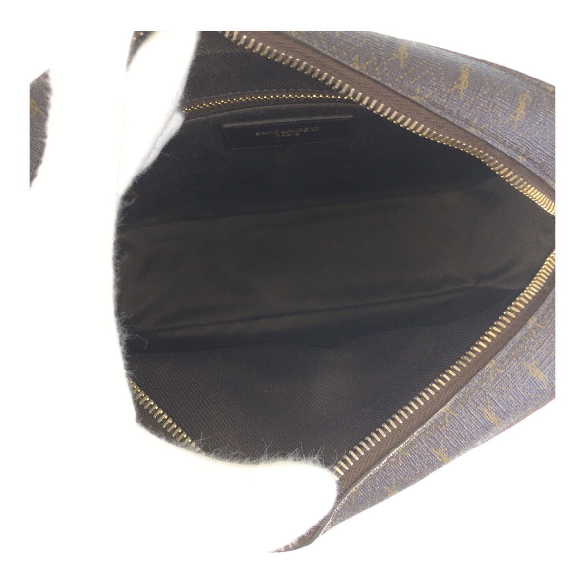 20209
SAINT LAURENT PARIS Saint Laurent Paris Le Monogram YSL Brown Gold Hardware Leather 669957 Shoulder Bag Crossbody Bag Ladies AB64