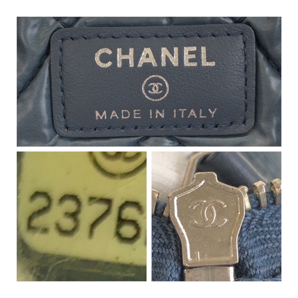 20211
CHANEL シャネル ドーヴィル スパンコール ブルー デニム A80117 クラッチバック ポーチ レディース AB58