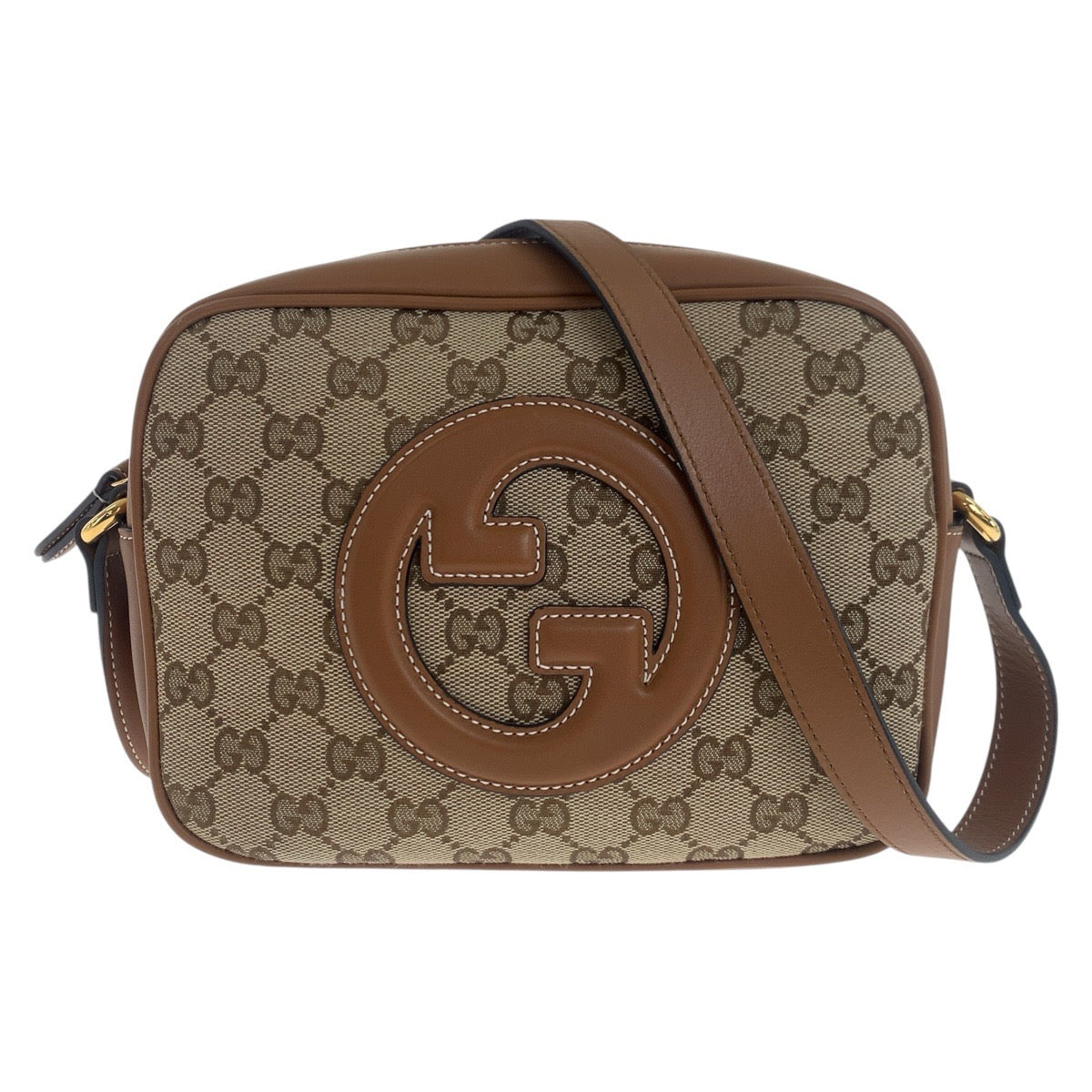 20218
GUCCI グッチ ブロンディ ブラウン ゴールド金具 GGキャンバス / レザー 820429 ショルダーバッグ ポシェット レディース A110