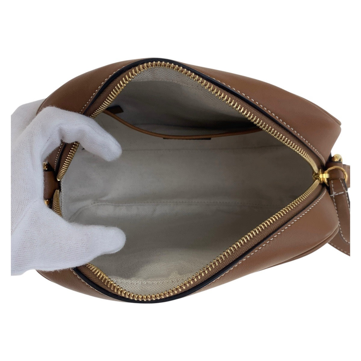 20218
GUCCI グッチ ブロンディ ブラウン ゴールド金具 GGキャンバス / レザー 820429 ショルダーバッグ ポシェット レディース A110