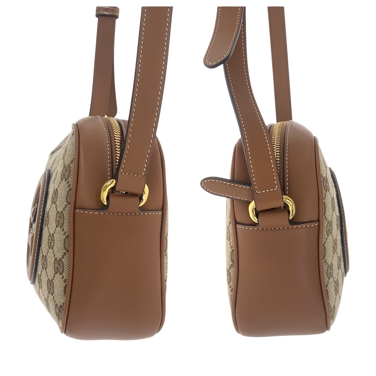 20218
GUCCI グッチ ブロンディ ブラウン ゴールド金具 GGキャンバス / レザー 820429 ショルダーバッグ ポシェット レディース A110