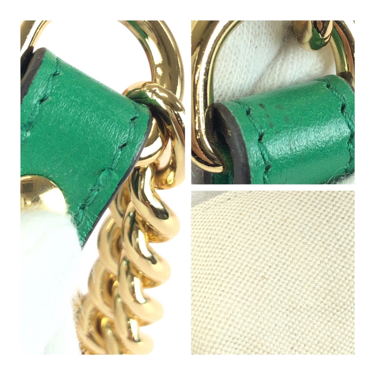 20222
GUCCI グッチ GGマーモント ベージュ ゴールド 金具 ラフィア 574433 チェーンショルダーバッグ ポシェット レディース A95