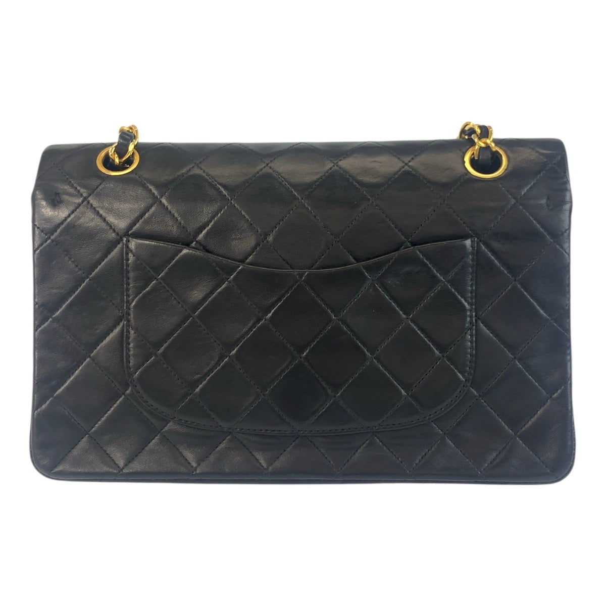 20224
CHANEL シャネル マトラッセ ダブルフラップ ココマーク ターンロック ブラック 黒 ゴールド金具 レザー チェーンショルダーバッグ レディース AB300