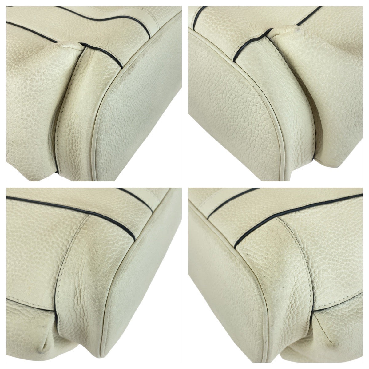 20226
LOUIS VUITTON ルイヴィトン トリヨン クリストファートート ホワイト クリーム ブラック金具 レザー M58477 トートバッグ ハンドバッグ メンズ AB160