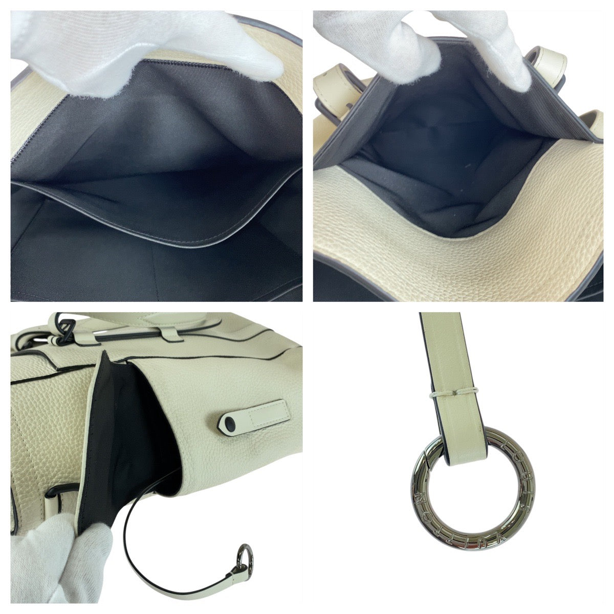 20226
LOUIS VUITTON ルイヴィトン トリヨン クリストファートート ホワイト クリーム ブラック金具 レザー M58477 トートバッグ ハンドバッグ メンズ AB160