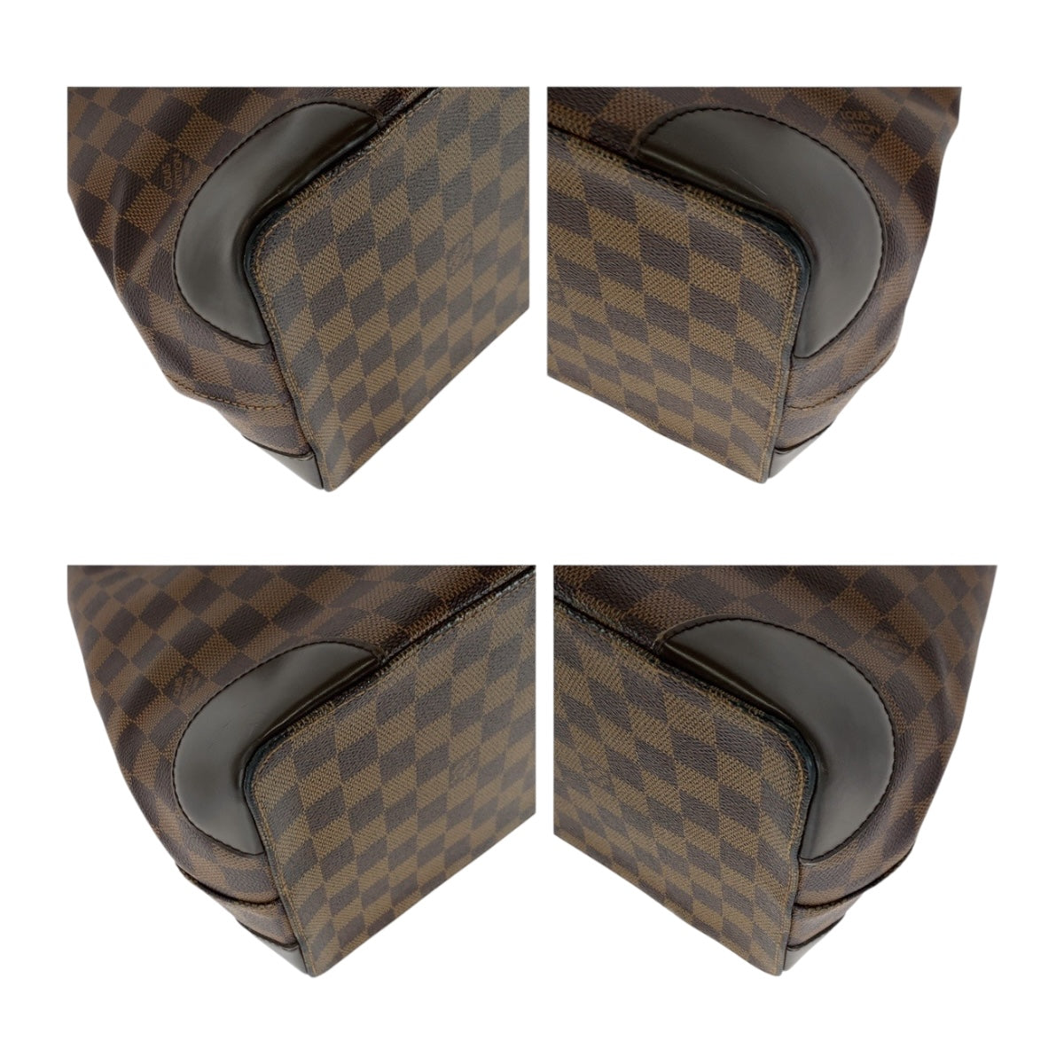 20229
LOUIS VUITTON ルイヴィトン ダミエ ハムステッドMM ブラウン ゴールド金具 PVC N51204 トートバッグ ショルダーバッグ レディース ABP74