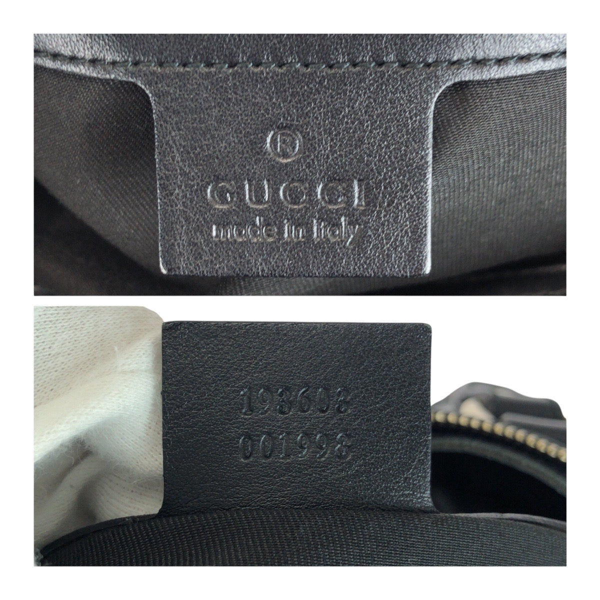 20231
GUCCI グッチ GGクリスタル グレー ブラック ゴールド 金具 PVC 193603 ハンドバッグ ボストンバッグ レディース AB32