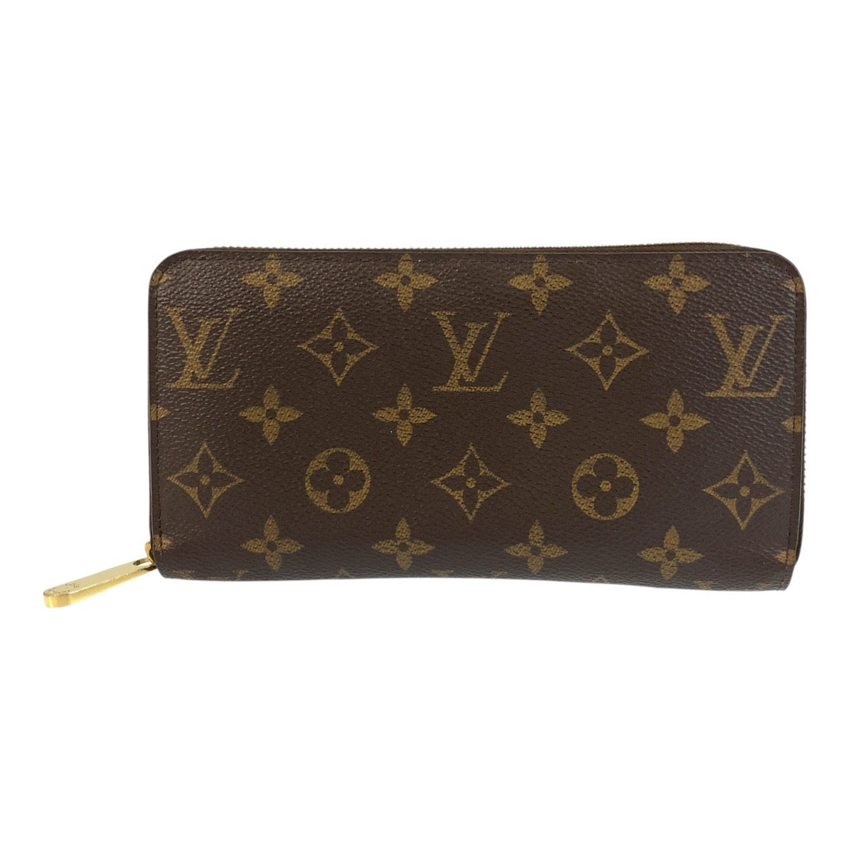 20240
LOUIS VUITTON ルイヴィトン モノグラム ジッピーウォレット ブラウン ゴールド金具 PVC M41894 長財布 ロングウォレット レディース AB28