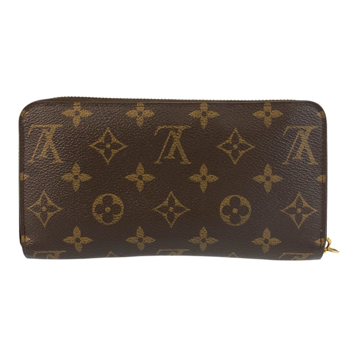 20240
LOUIS VUITTON ルイヴィトン モノグラム ジッピーウォレット ブラウン ゴールド金具 PVC M41894 長財布 ロングウォレット レディース AB28
