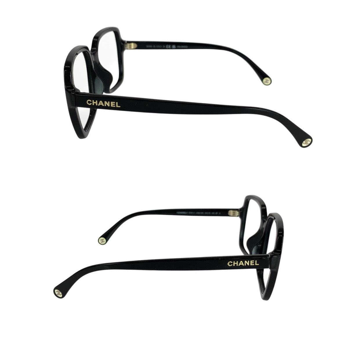 20241
CHANEL Coco Mark Black Gold Hardware Plastic 5505-A c.622/M3 54□18 140 2P S Sunglasses Eyeglasses Frame Unisex Square Women's ABP15