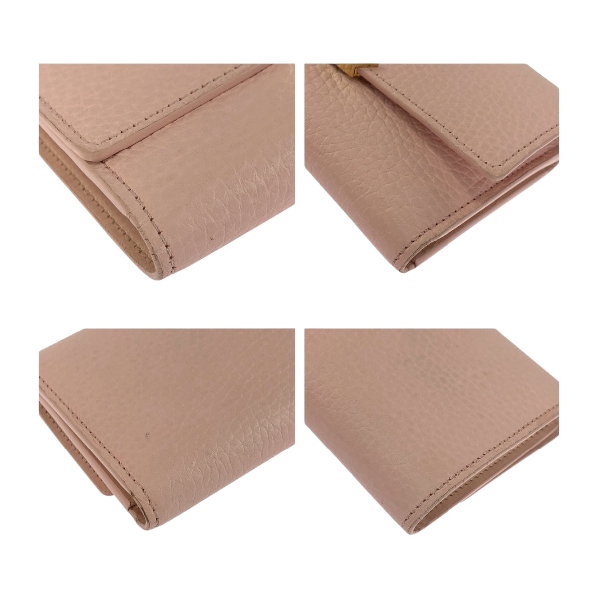 20242
LOUIS VUITTON ルイヴィトン ポルトフォイユ カプシーヌ コンパクト ジャスミンピンク ピンク ゴールド金具 レザー M82361 折財布 コンパクトウォレット レディース ABP43