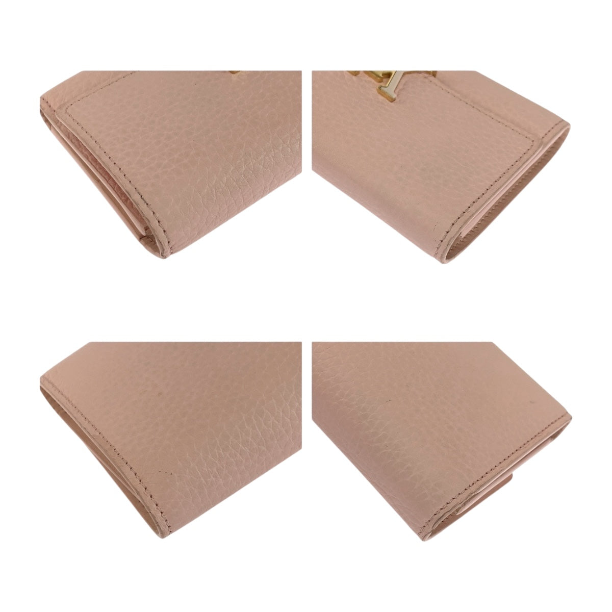 20242
LOUIS VUITTON ルイヴィトン ポルトフォイユ カプシーヌ コンパクト ジャスミンピンク ピンク ゴールド金具 レザー M82361 折財布 コンパクトウォレット レディース ABP43