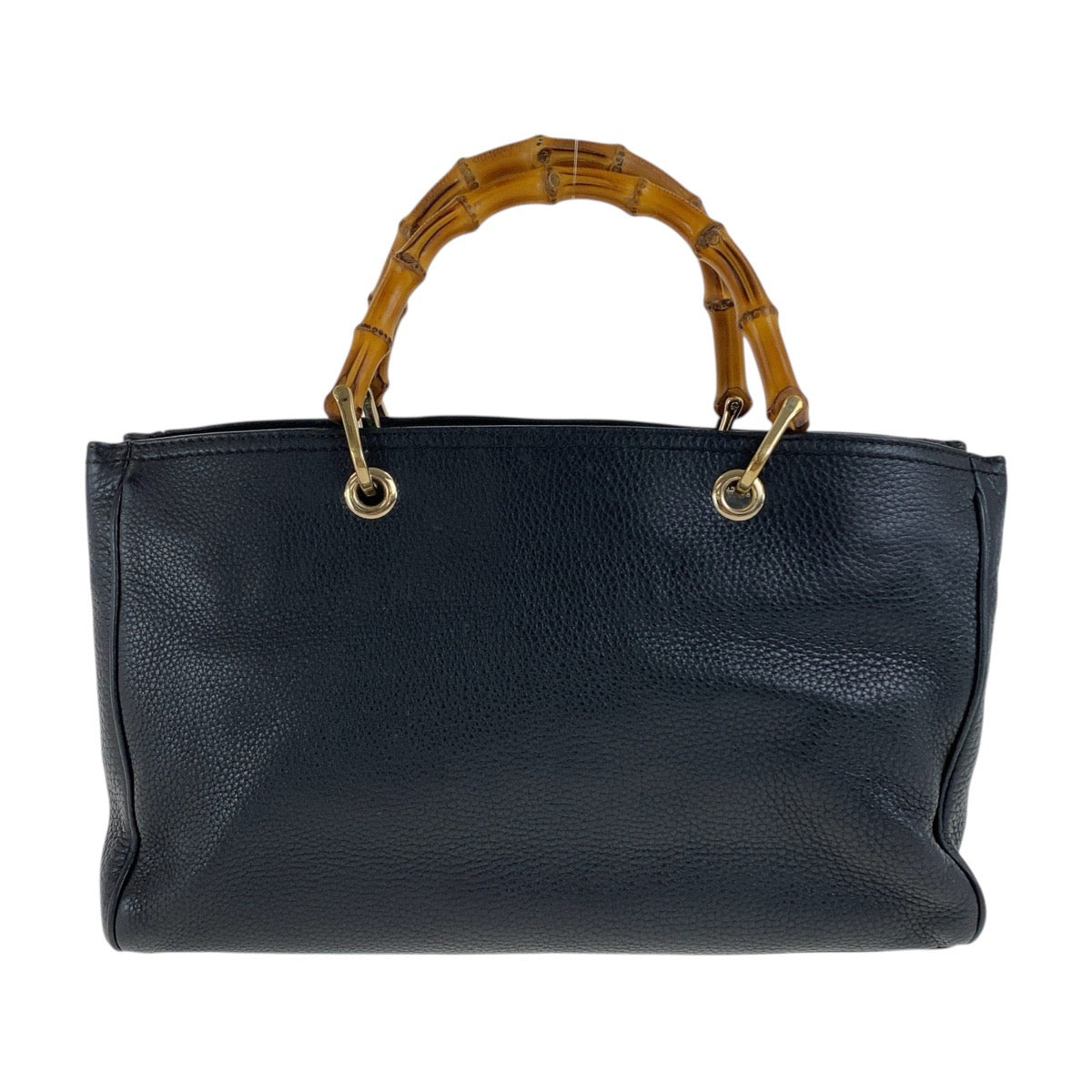 20246
GUCCI グッチ バンブー ショッパー ブラック 黒 ゴールド金具 レザー 323660 トートバッグ ハンドバッグ レディース ABP43