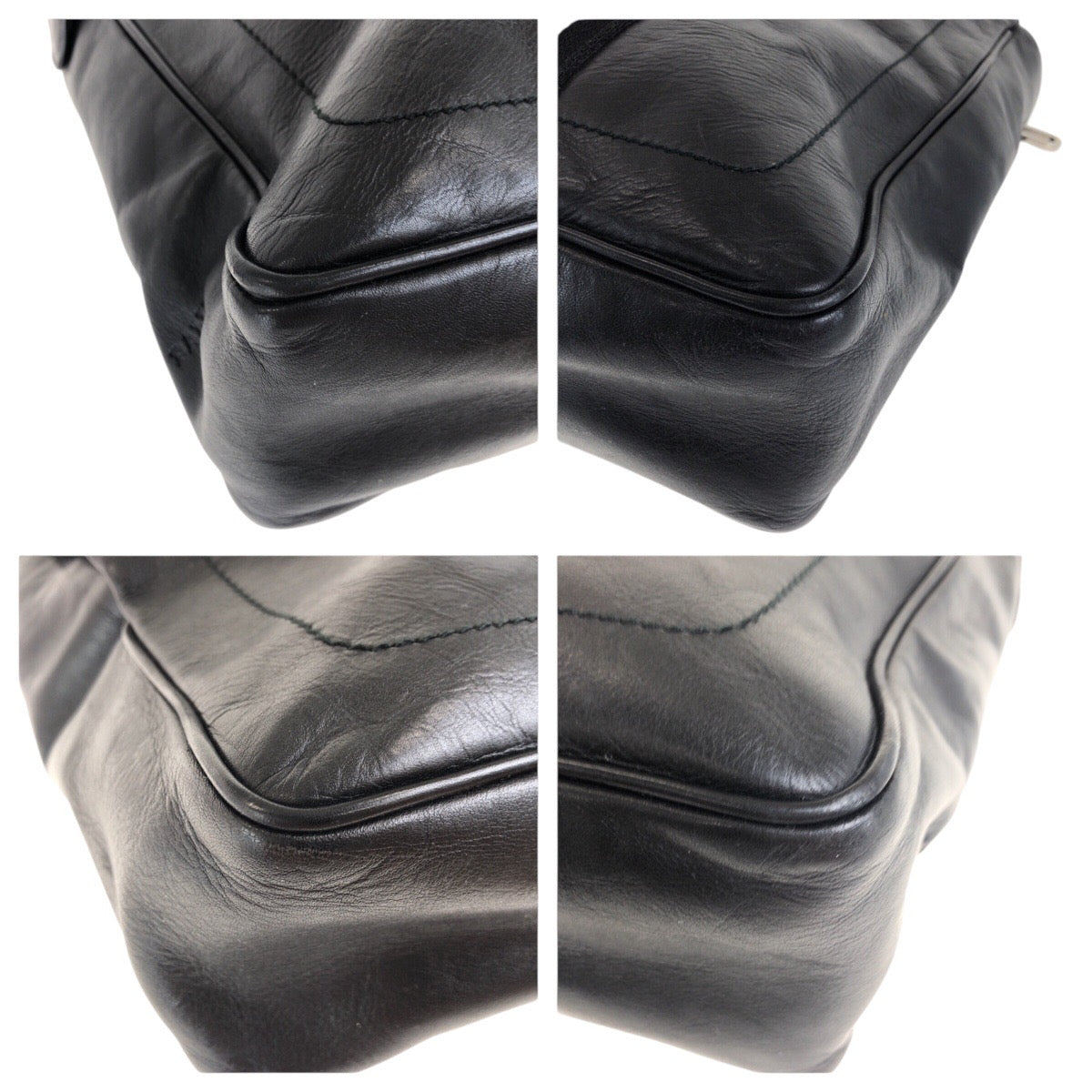 20248
BALLY バリー トレインスポッティング ブラック 黒 ホワイト シルバー金具 レザー / キャンバス ビジネスバッグ ブリーフケース メンズ ABP23