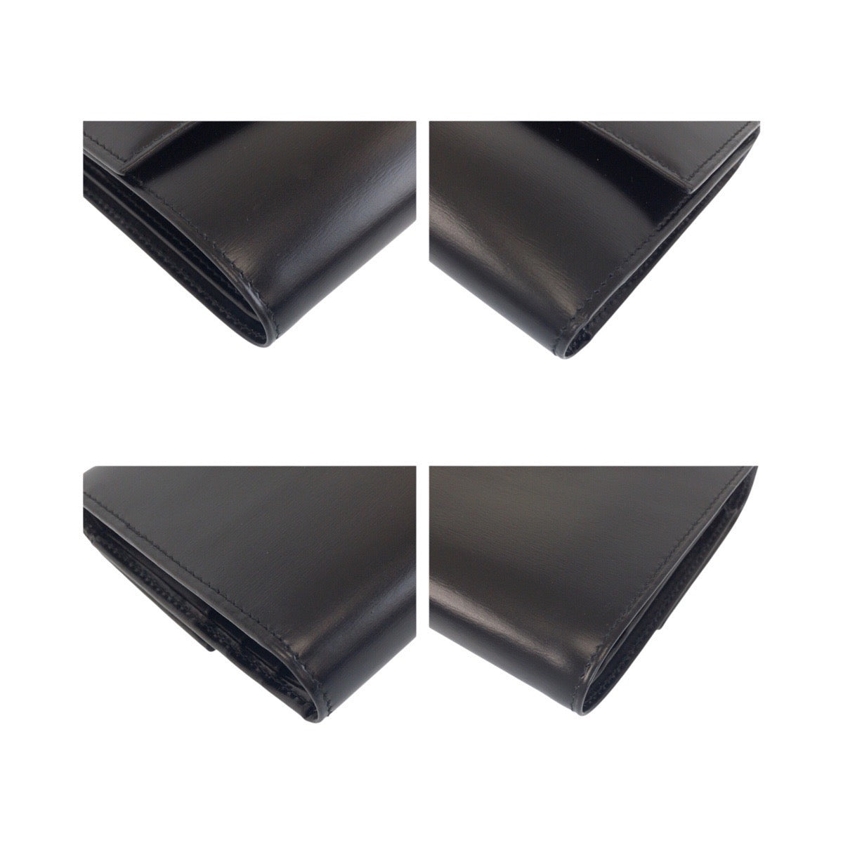 20253
CARTIER カルティエ パンテール パンサー ブラック 黒 ゴールド 金具 カーフ 三つ折り財布 折財布 コンパクトウォレット レディース SA35